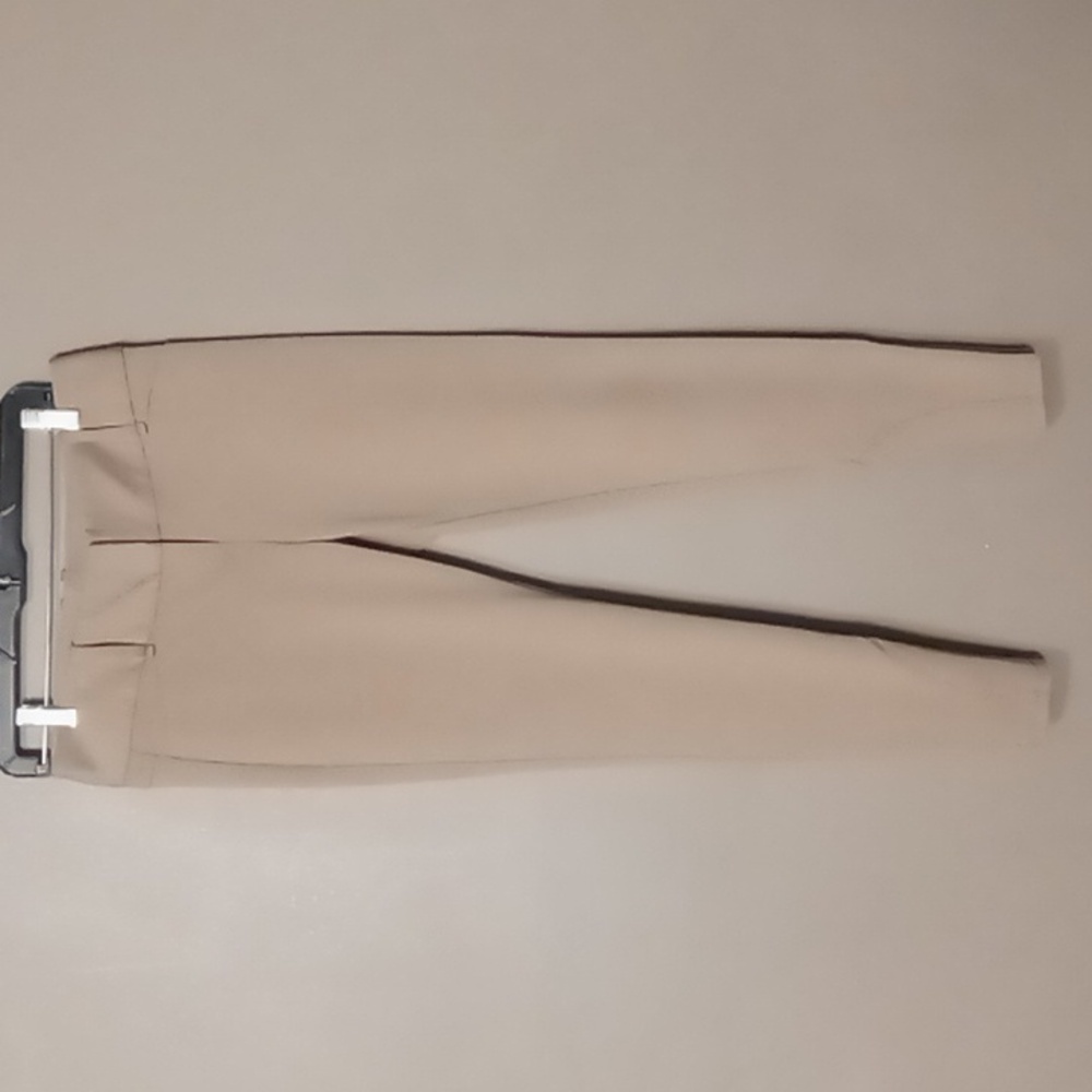 The Limited Tan Drew Fit Skinny Leg Pants w Zipper Leg Size 4